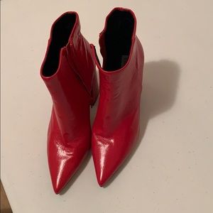 Steve madden red booties!